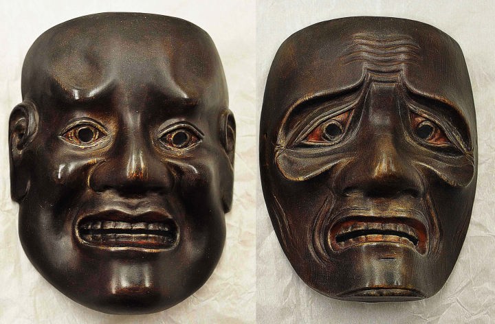 Noh mask replica 1